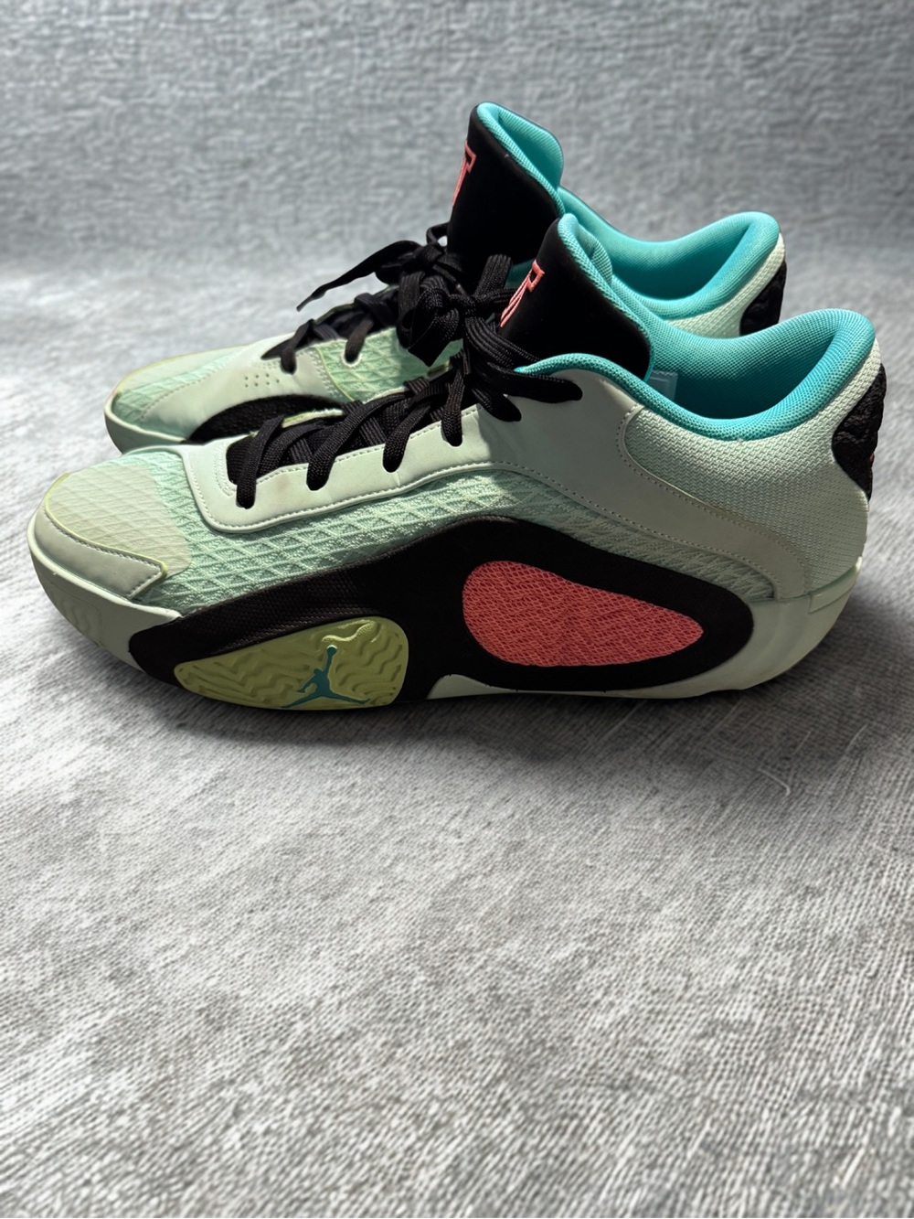Jordan Tatum 2 Vortex Mint Foam Lava Glow Men’s Size 11 Basketball Shoes